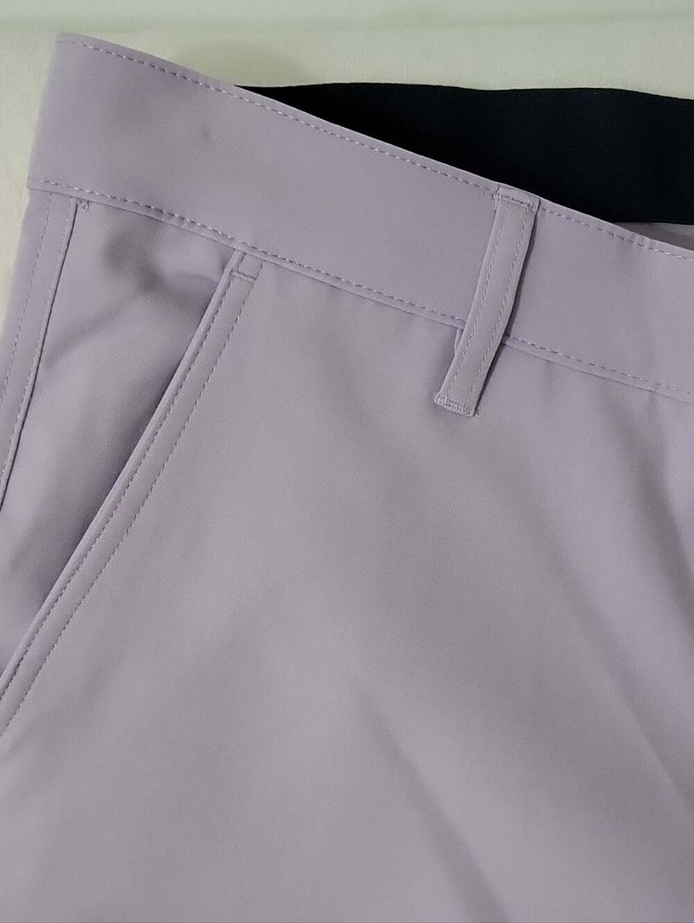 Rugby University Tech Shorts Purple 9" Inseam 2-Way Stretch Easy Care size 38 - Picture 13 of 16
